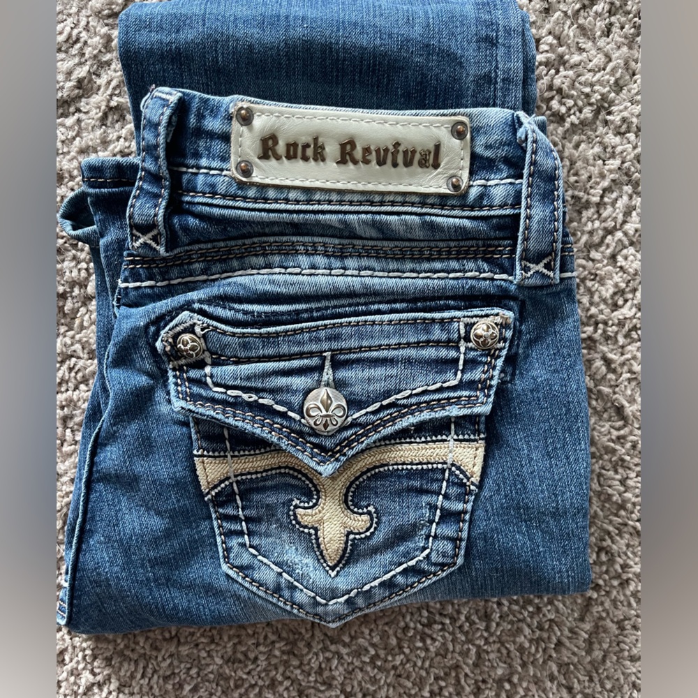 Rock Revival Indigo Boot Cut Jeans - Picture 3 of 3